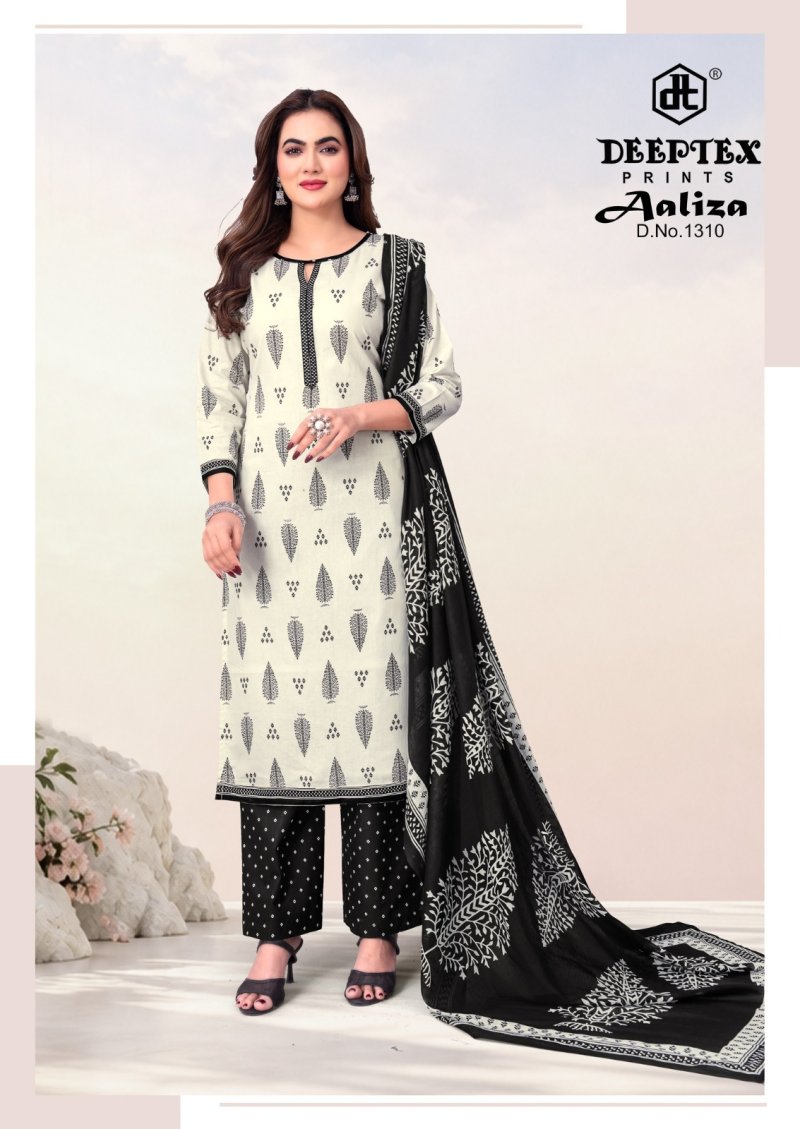 Aaliza Vol 13 By Deeptex Cotton Printed Dress Material 